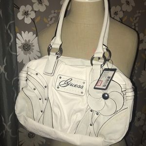 White Guess Handbag